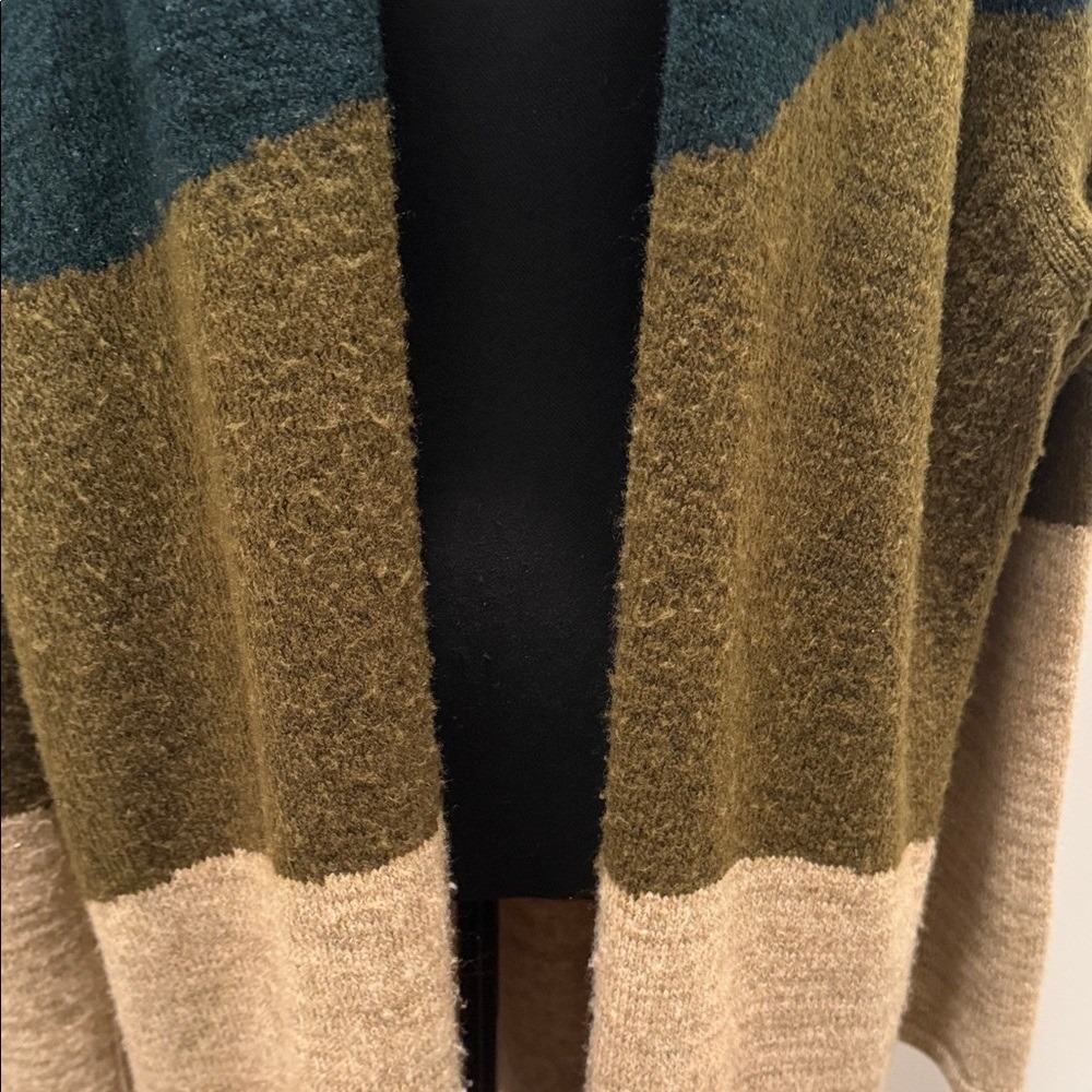 Colorblock‎ Open Front Cardigan - Picture 6 of 6